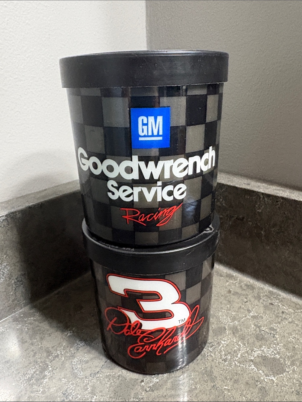 Dale Earnhardt #3 “The Fridge” Gel Can Koozies. Set of Two.